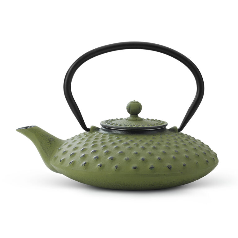 Bredemeijer Xilin Teekanne Gusseisen mit Sieb grün 0,8L